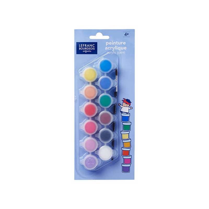 Akrilfesték készlet gyerekeknek - 12x5 ml, Junior