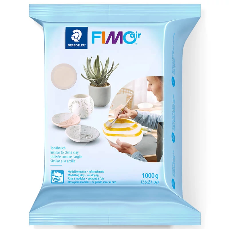 FIMO Air Basic levegőn száradó gyurma 1000 g - halvány pink (8101-43)
