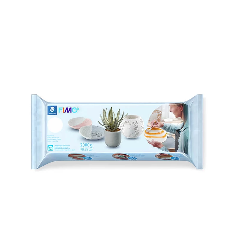 FIMO Air Basic levegőn száradó gyurma 2000 g - fehér (8102-0)