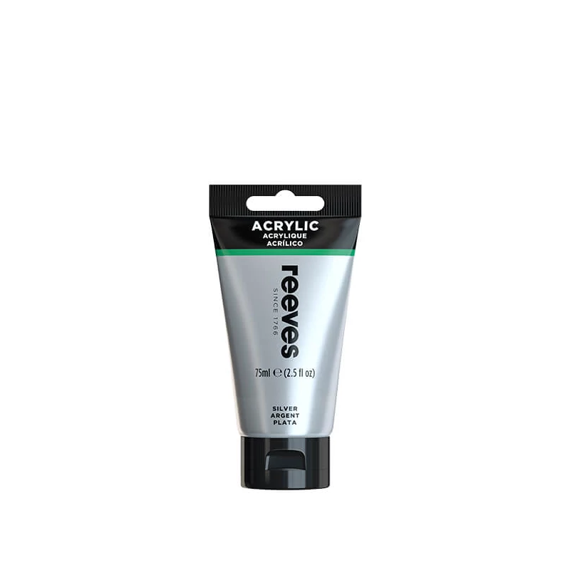 Reeves akrilfesték, 75 ml - silver