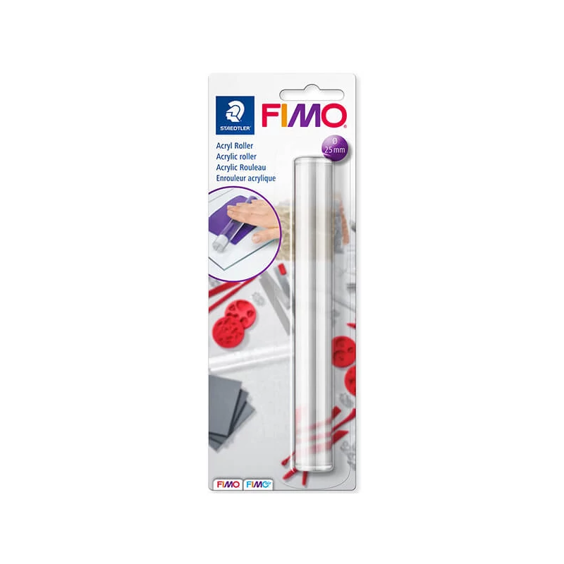 Fimo gyurmanyújtó roller, nyújtórúd