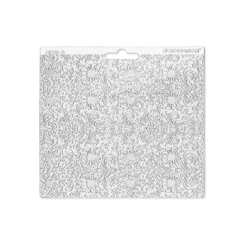 FIMO Felületmintázó, műanyag - barokk, 15,5x16,5 cm