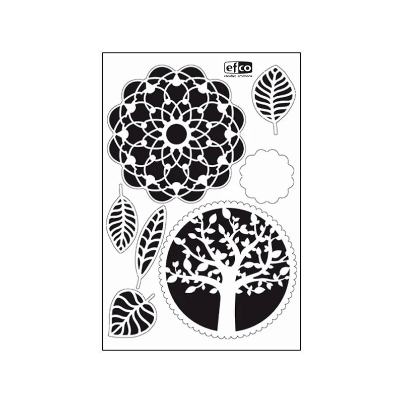 Stencil, 21x30 cm - Mandala
