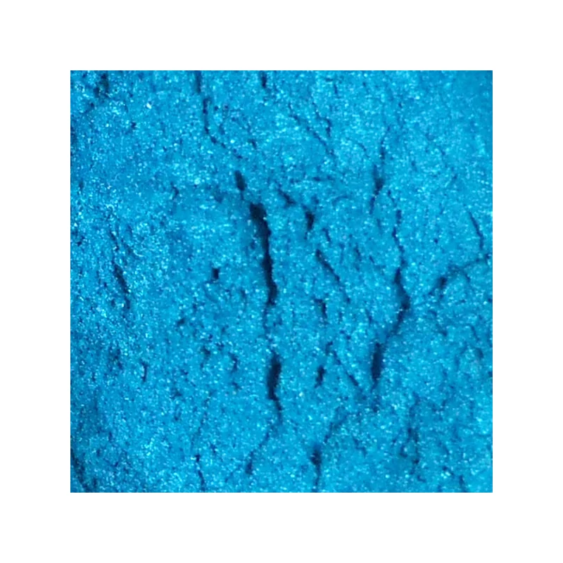 Gyöngyház hatású aranyhajnal kék színű műgyanta effekt pigment színező por szín