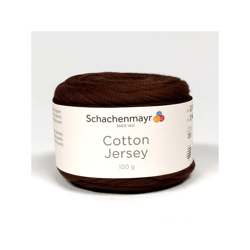 Cotton Jersey pólófonal, 100 g - mokka