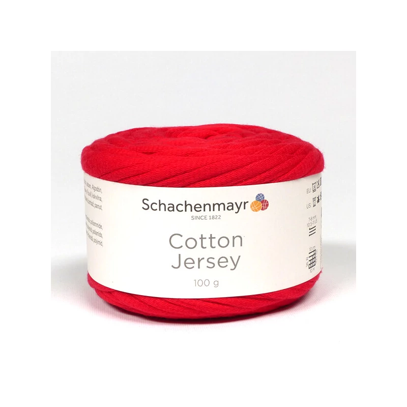 Cotton Jersey pólófonal, 100 g - piros