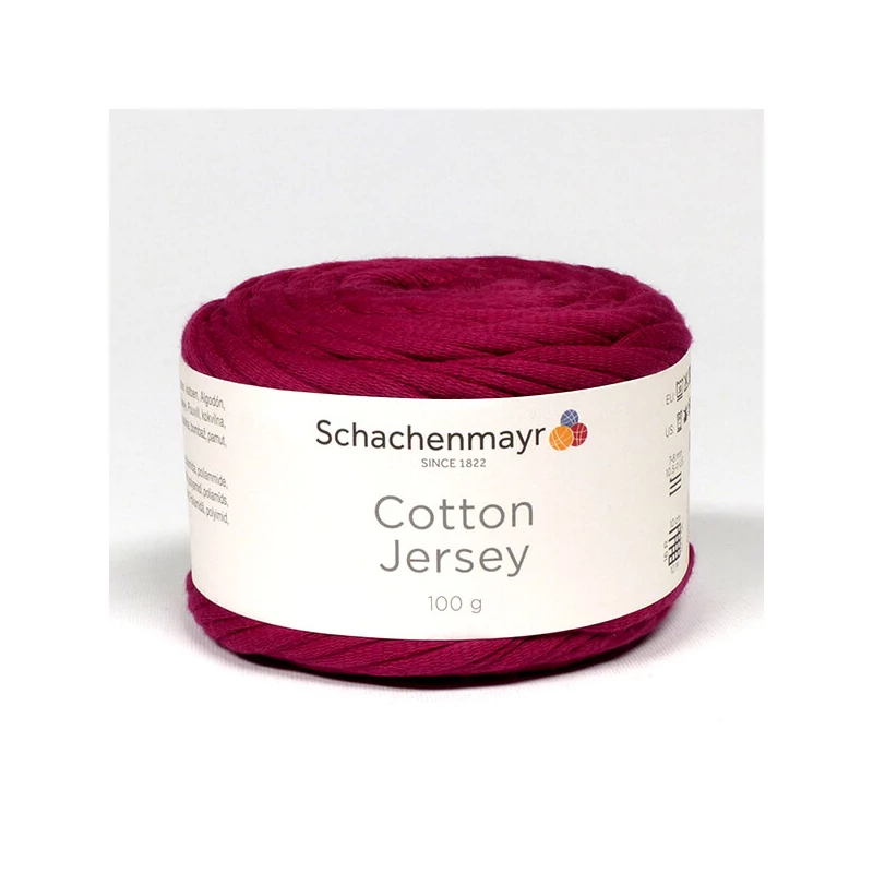 Cotton Jersey pólófonal, 100 g - burgundi
