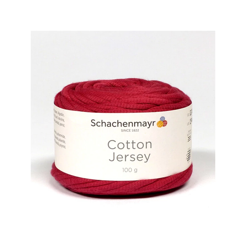 Cotton Jersey pólófonal, 100 g - borvörös