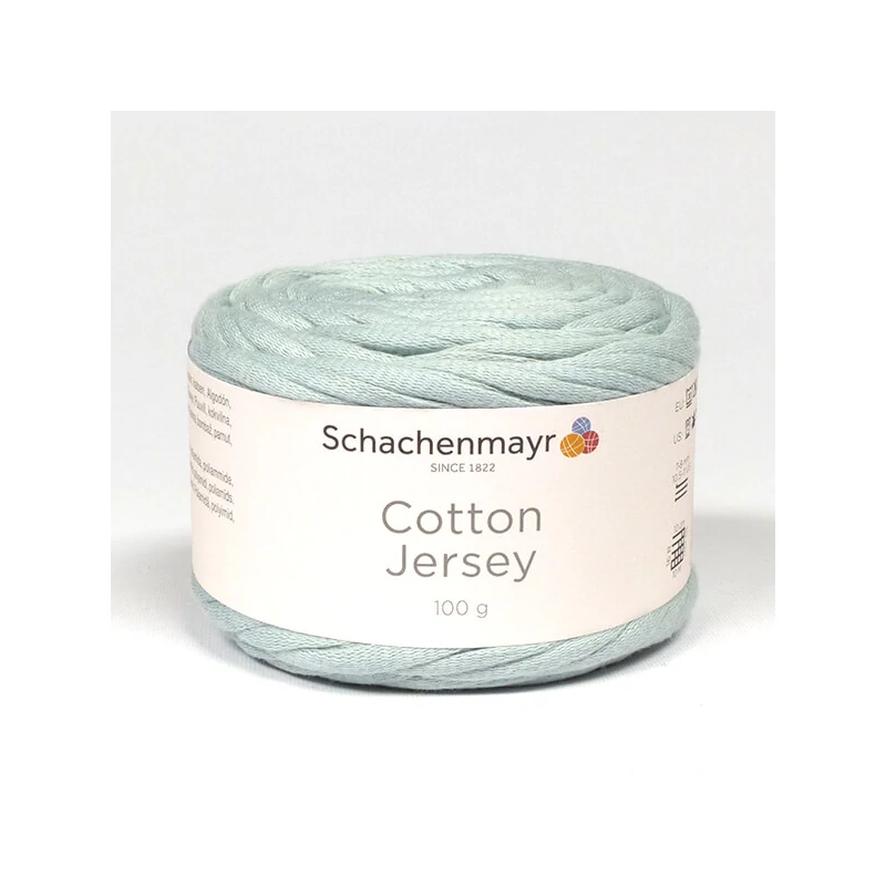 Cotton Jersey pólófonal, 100 g - jégkék