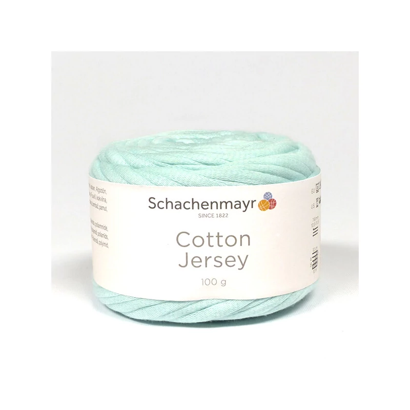 Cotton Jersey pólófonal, 100 g - menta