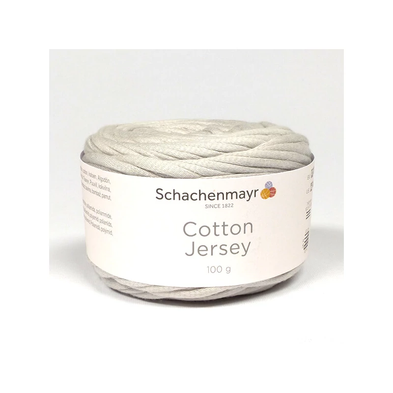 Cotton Jersey pólófonal, 100 g - ezüst