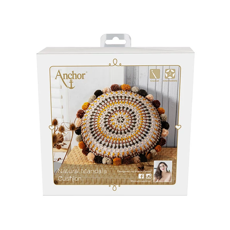 Anchor Mandala párna horgoló készlet - Natúr