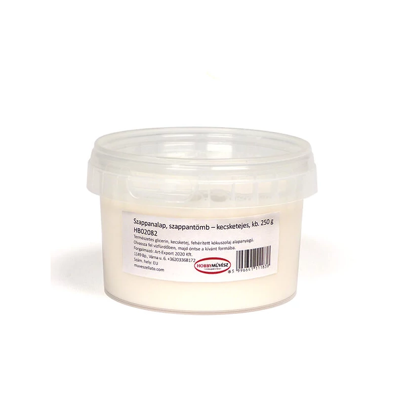 Szappantömb, szappanalap, 250 g - kecsketejes