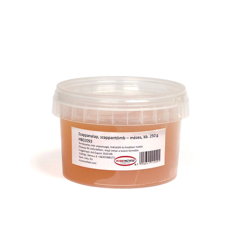 Szappantömb, szappanalap, 250 g - mézes