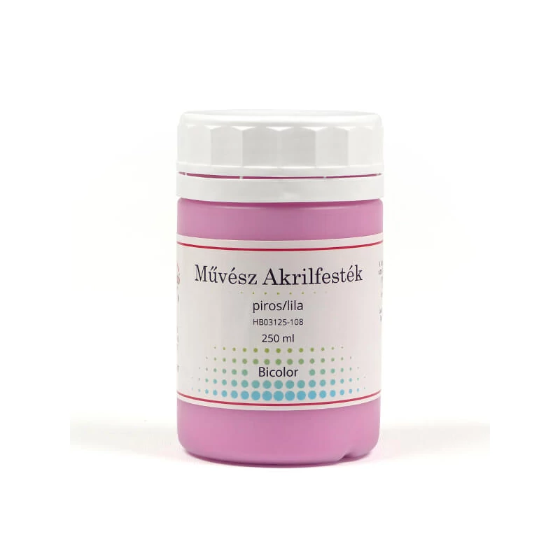 Művész akrilfesték, 250 ml - bicolor, 108, piros/lila