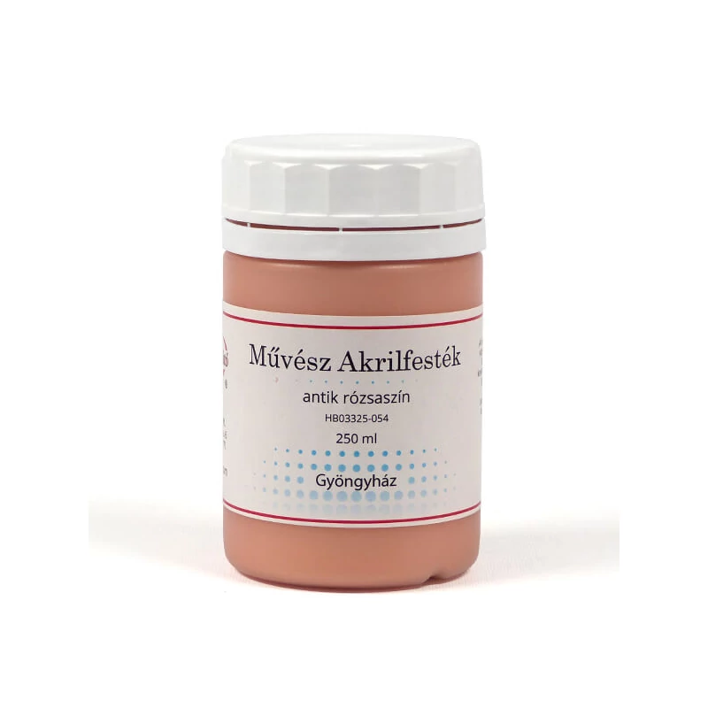 Művész akrilfesték, 250 ml - gyöngyház, 54, antik rózsaszín