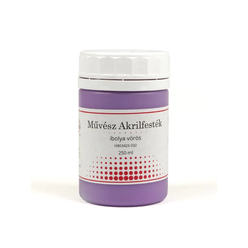 Művész akrilfesték, 250 ml - matt, 032, ibolyavörös