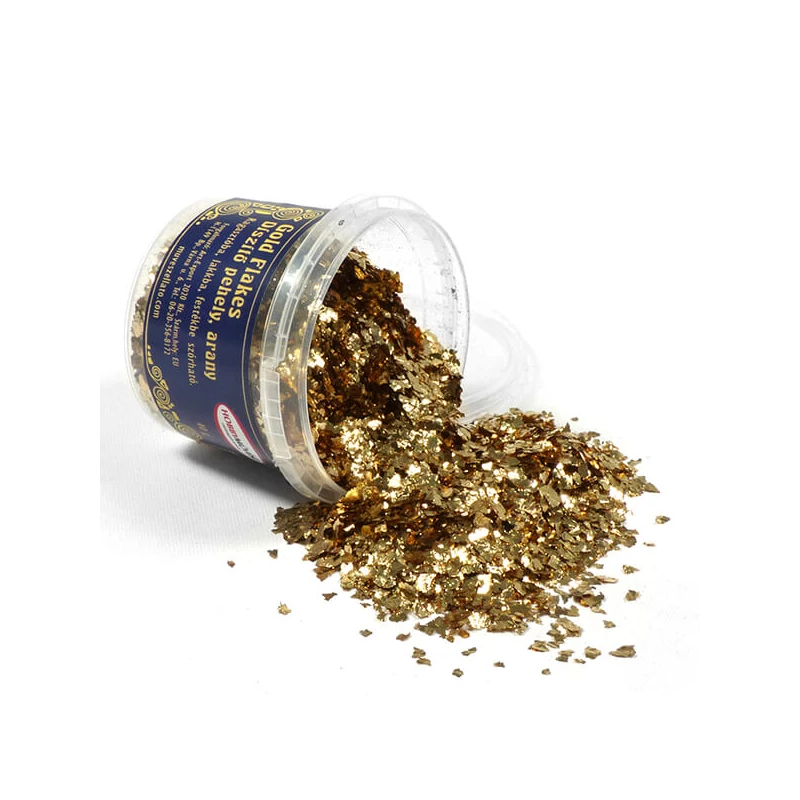 Füstfólia arany pehely, Gold Flakes, 40 g