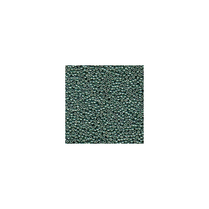 Miyuki japán üveggyöngy, kásagyöngy 11/0 - Duracoat Galvanized Sea Green