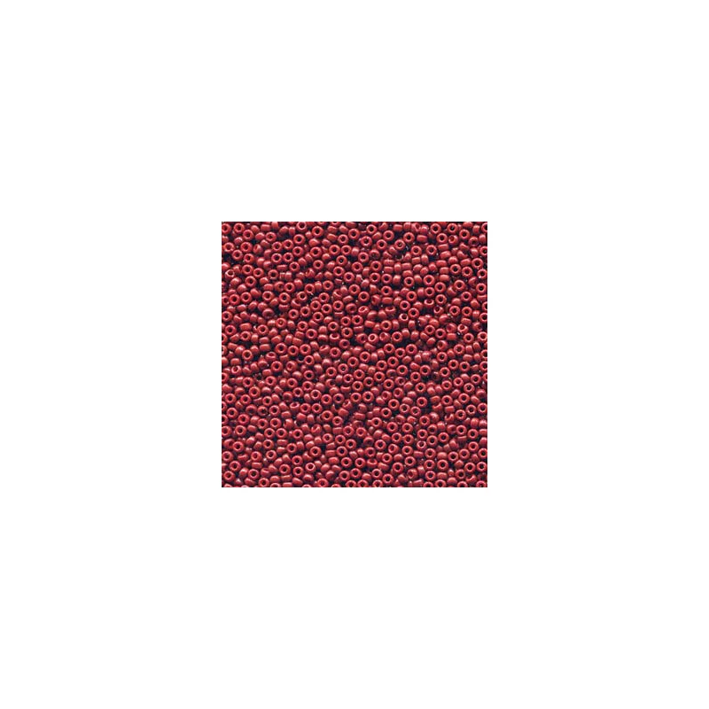 Miyuki japán üveggyöngy, kásagyöngy 11/0 - Duracoat Opaque Dyed Brick