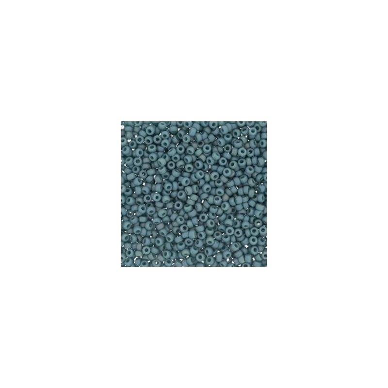 Miyuki japán üveggyöngy, kásagyöngy 11/0 - Frost Opaque Glaze Rainbow Peacock