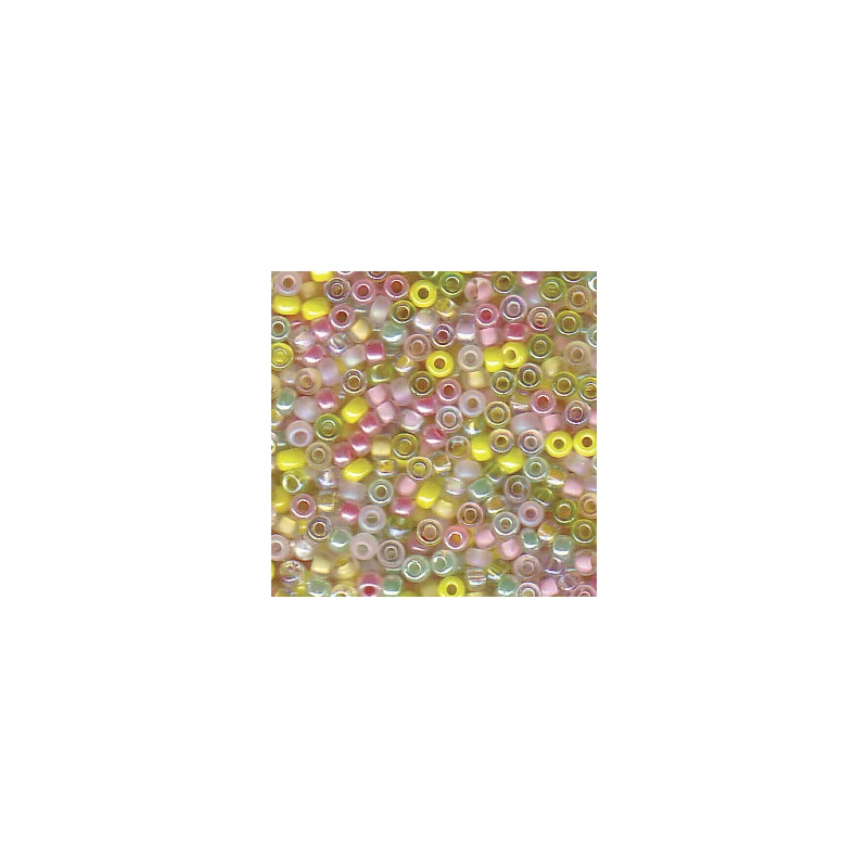 Miyuki japán üveggyöngy, kásagyöngy 11/0 - Mix Pink Lemonade