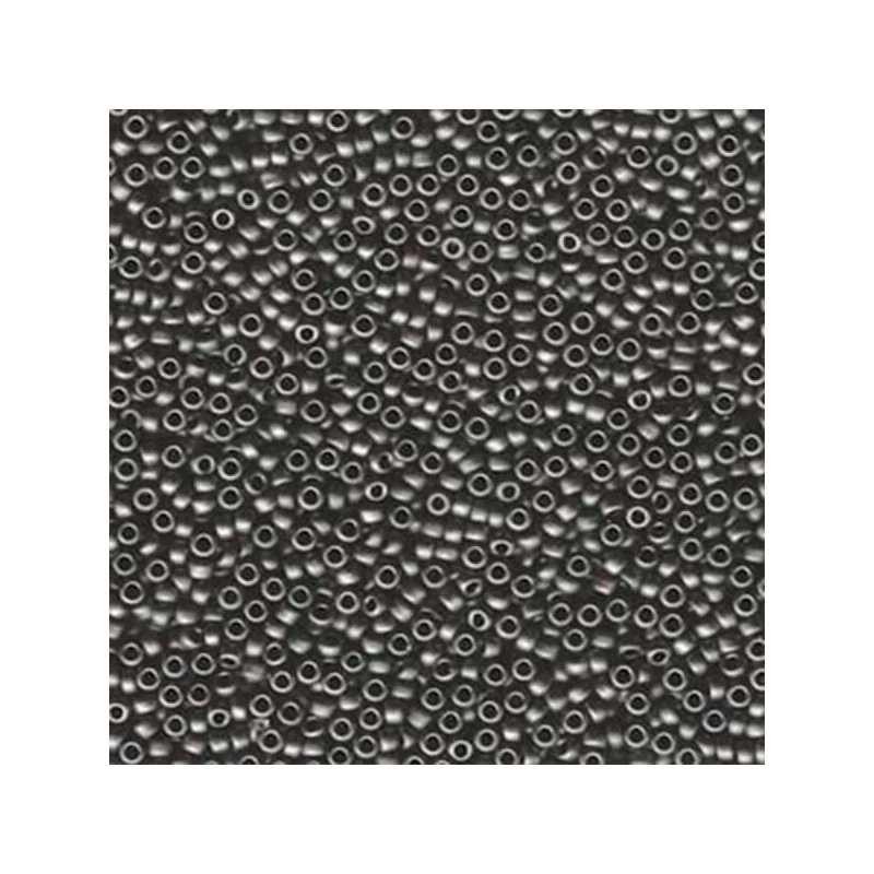 Miyuki japán üveggyöngy, kásagyöngy 11/0 - Matte Dark Gray