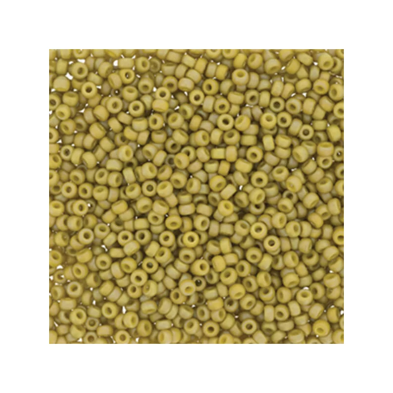 Miyuki japán üveggyöngy, kásagyöngy 11/0 - Frost Opaque Glaze Rainbow Pistacio