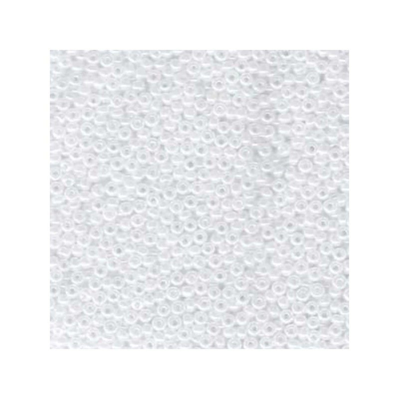Miyuki japán üveggyöngy, kásagyöngy 11/0 - White Ceylon
