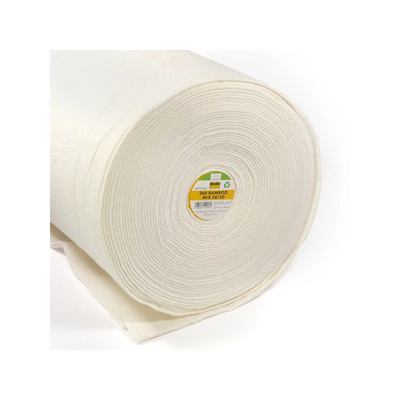 Vlieseline 268 53616399 – takaró vlies, 244 cm széles, bamboo mix, bambusz és pamut