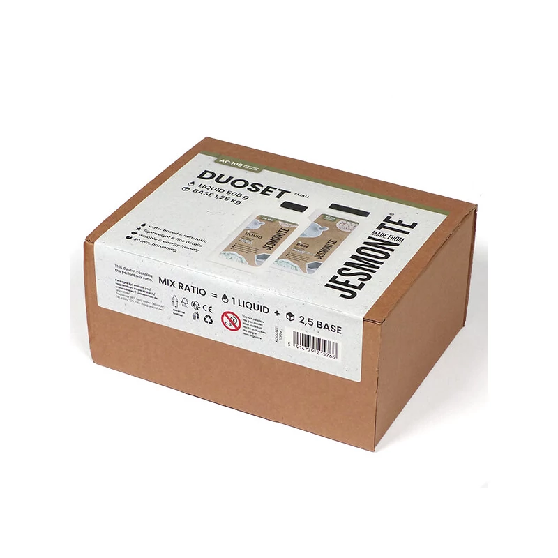 Jesmonite BOX DUOSET AC100 akrilgyanta rendszer - 500 ml liquid + 1250 g ásványi por