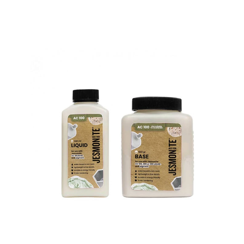 Jesmonite AC100 akrilgyanta rendszer - 240 ml liquid + 600 g ásványi por