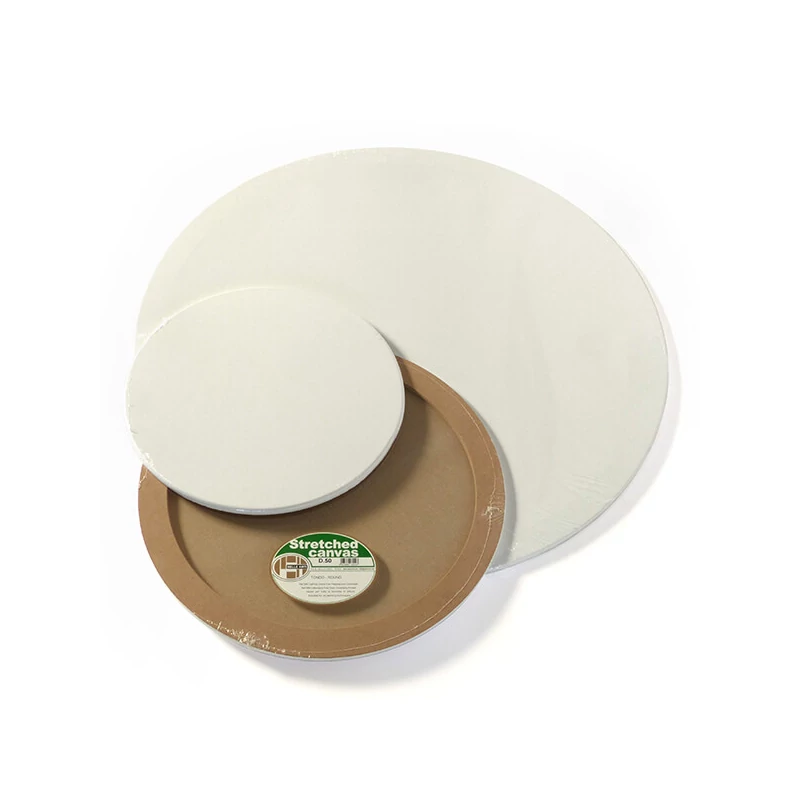 Belle Arti feszített festővászon - 40 cm, kerek
