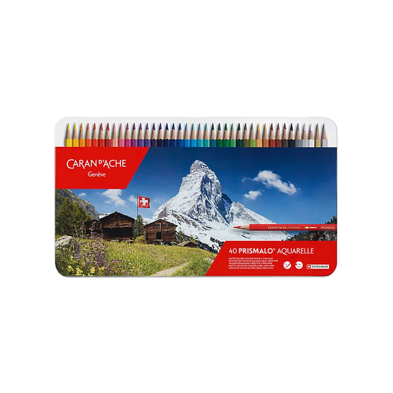 Caran d'Ache Prismalo akvarellceruza készlet - 40 db
