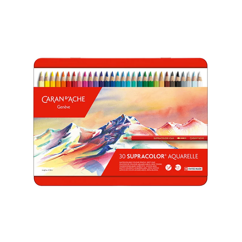 Caran d'Ache Supracolor Soft akvarellceruza készlet - 30 db