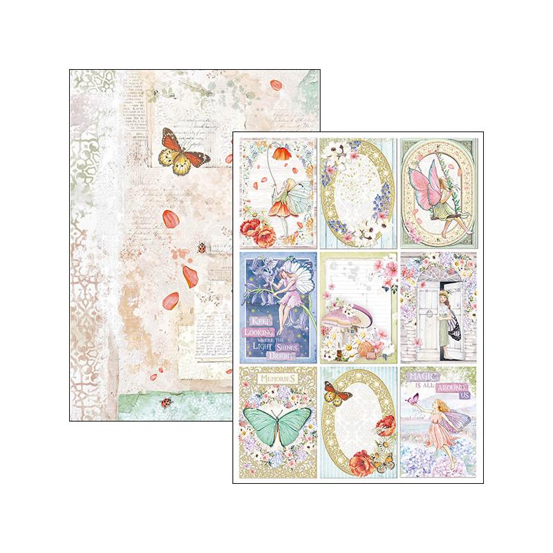 Ciao Bella scrapbook papírkészlet, A4, 9 ív - Elvarázsolt föld Creative Pad