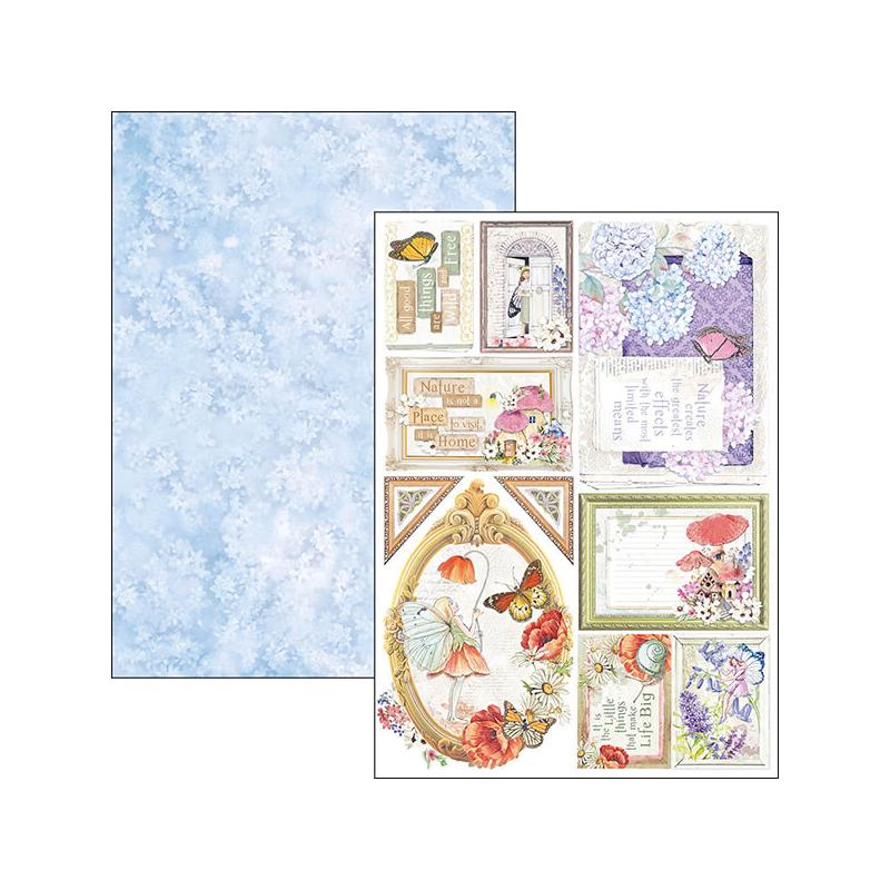 Ciao Bella scrapbook papírkészlet, A4, 9 ív - Elvarázsolt föld Creative Pad