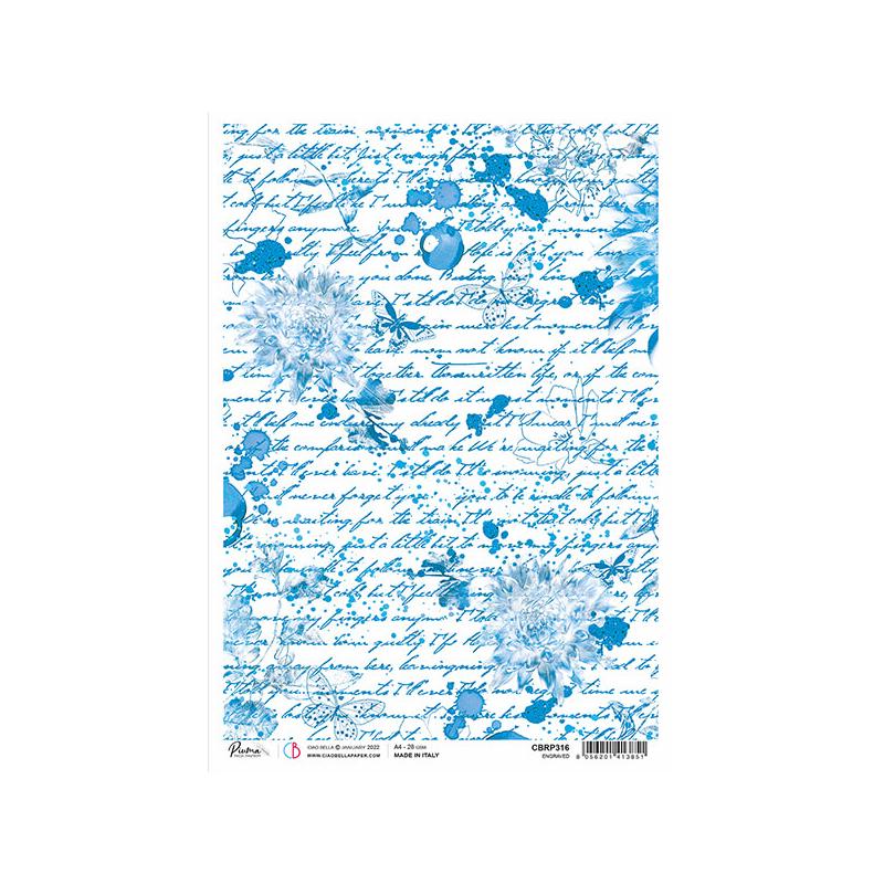 Rizspapír, Piuma, A4 - gravírozott