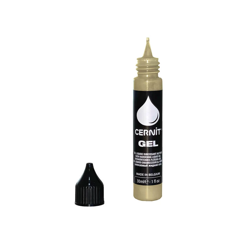 Cernit gel, Liquid folyékony gyurma, 30 ml - arany