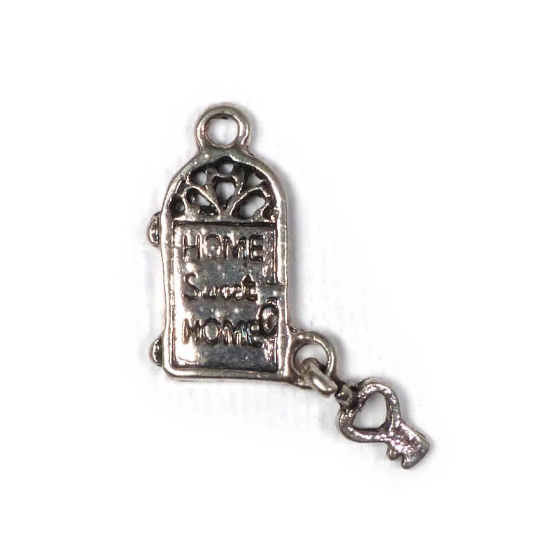 Charm fémdísz, 3 db - édes otthon, 3D