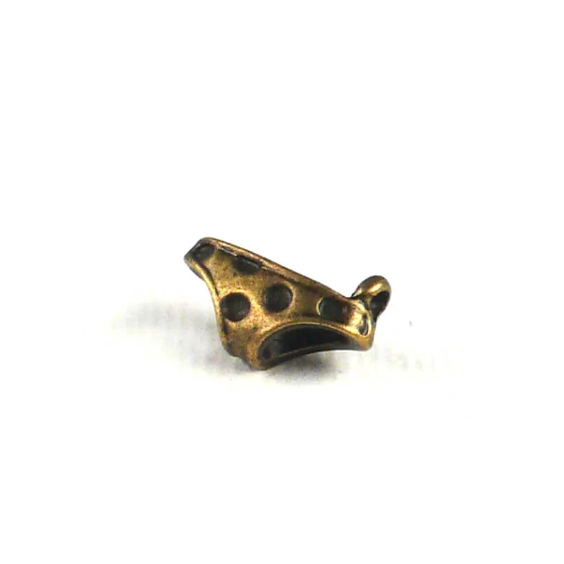 Charm fémdísz, 2 db - bikini alsó, 3D, antik