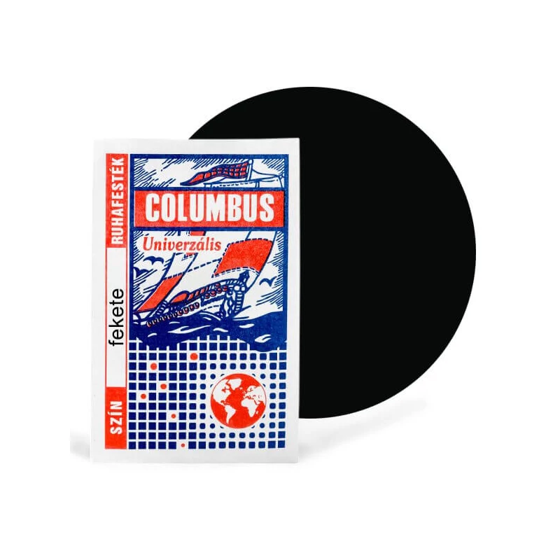 Columbus textilfesték, ruhafesték - fekete