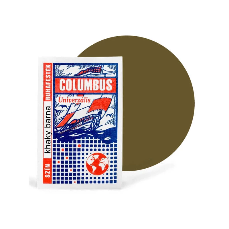 Columbus textilfesték, ruhafesték - khaki barna