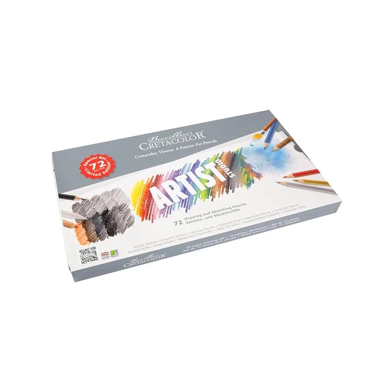 Cretacolor Artist Studio rajz- és vázlatceruza készlet - 72 db