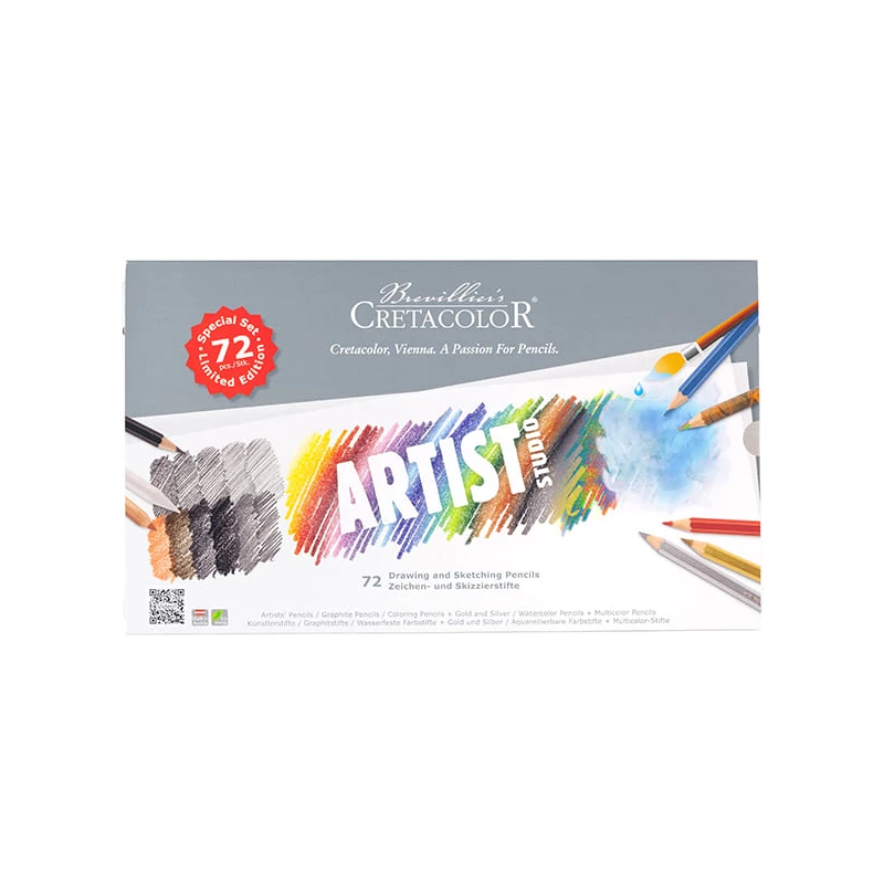 Cretacolor Artist Studio rajz- és vázlatceruza készlet - 72 db