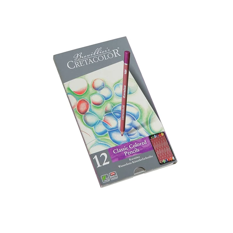 Cretacolor Karmina színesceruza készlet - 12 db, fémdobozos