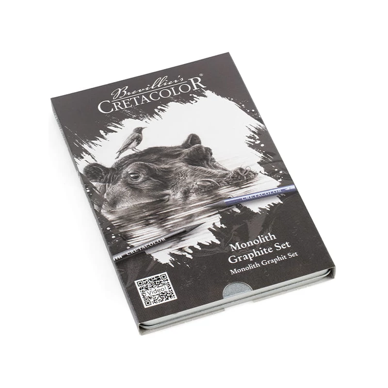 Cretacolor Monolith Graphite Set grafit rajzkészlet, 11 db-os, fémdobozos