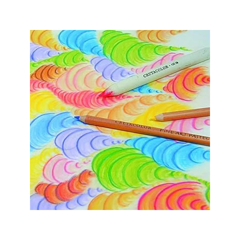 Cretacolor Pencil Wrap Set rajzkészlet feltekerhető vászon tartóban - Pastel Pencils, 29 db-os
