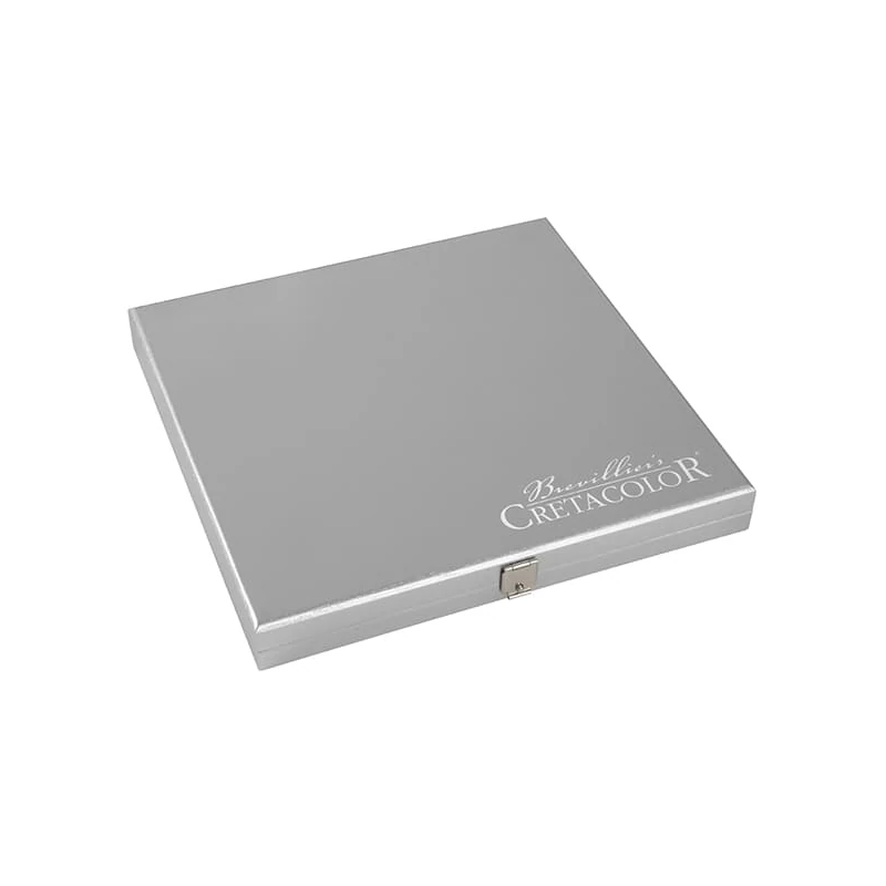Cretacolor Silver Box grafit rajzkészlet, 17 db-os, fadobozos	