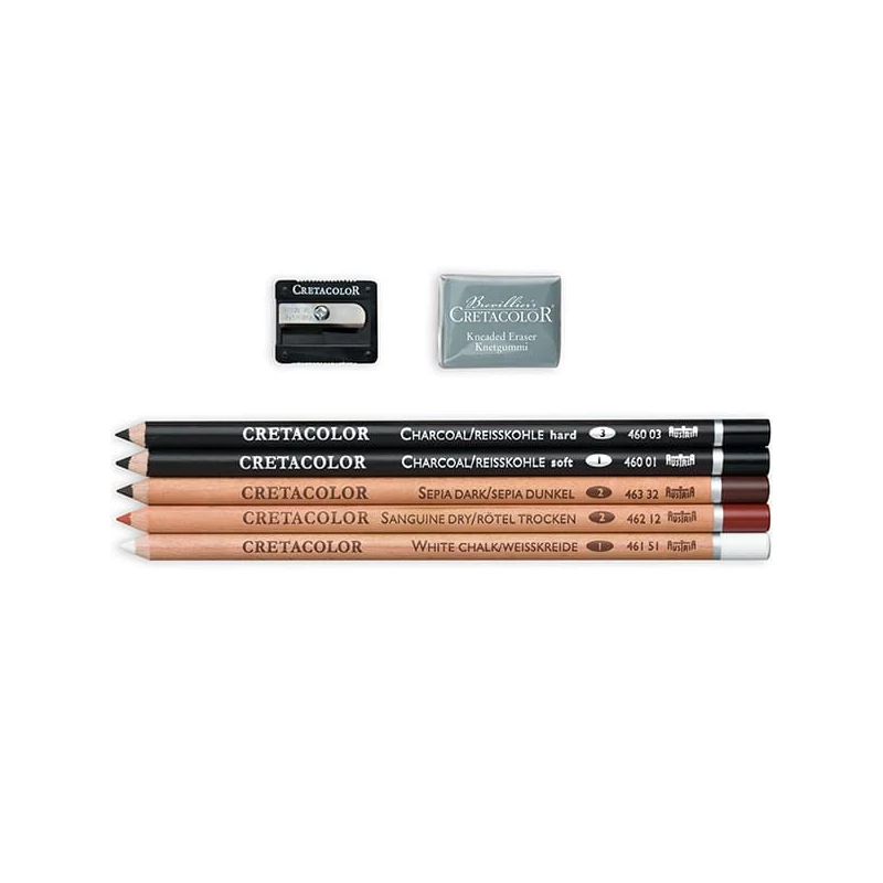Cretacolor Sketching Set rajz- és vázlatkészlet, 7 db-os